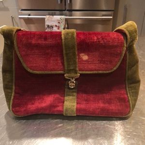 Vintage velvet purse